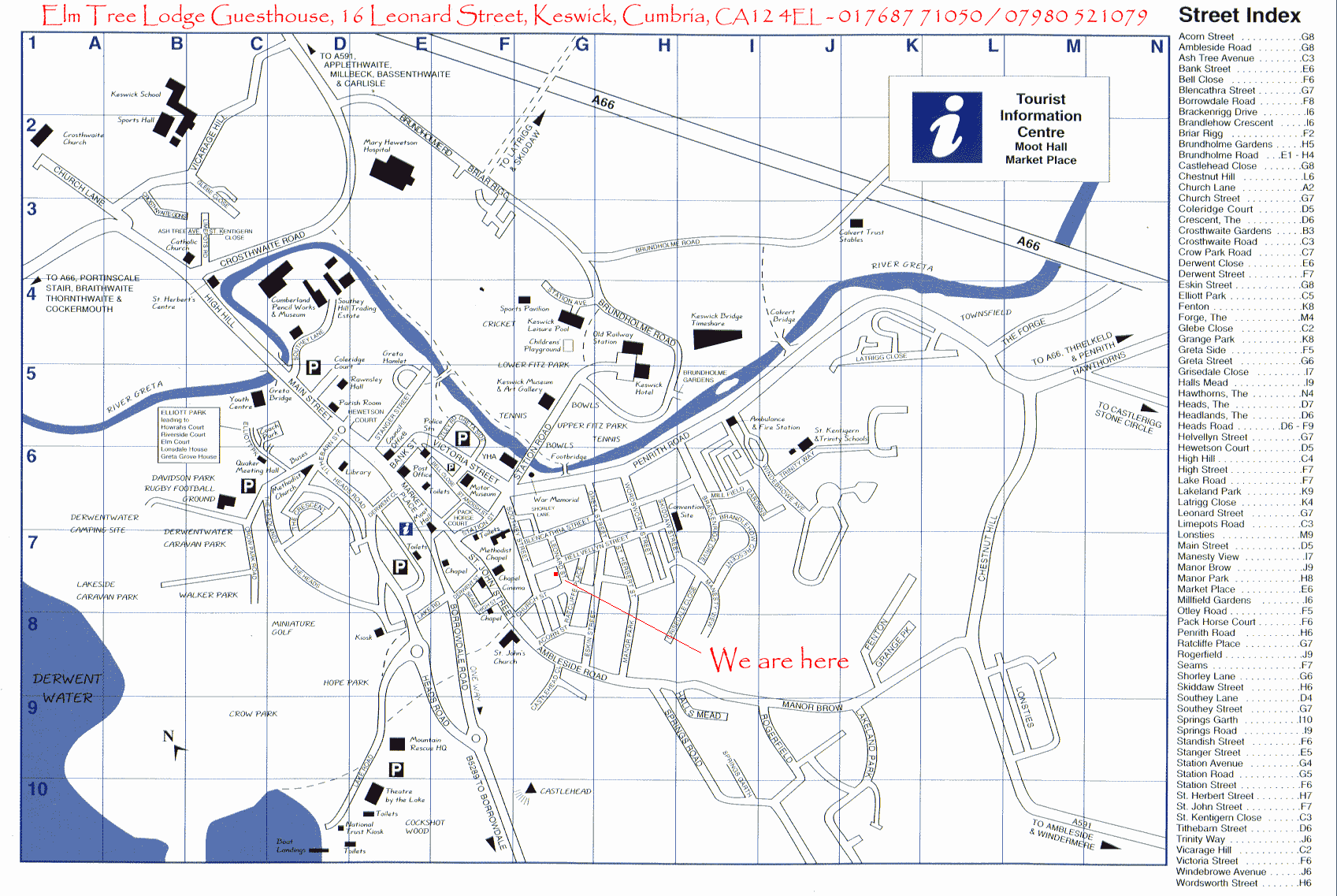 How to find Elm Tree Lodge Guest House.